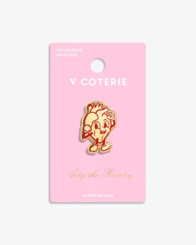 Arty the Heart-y Lapel Pin