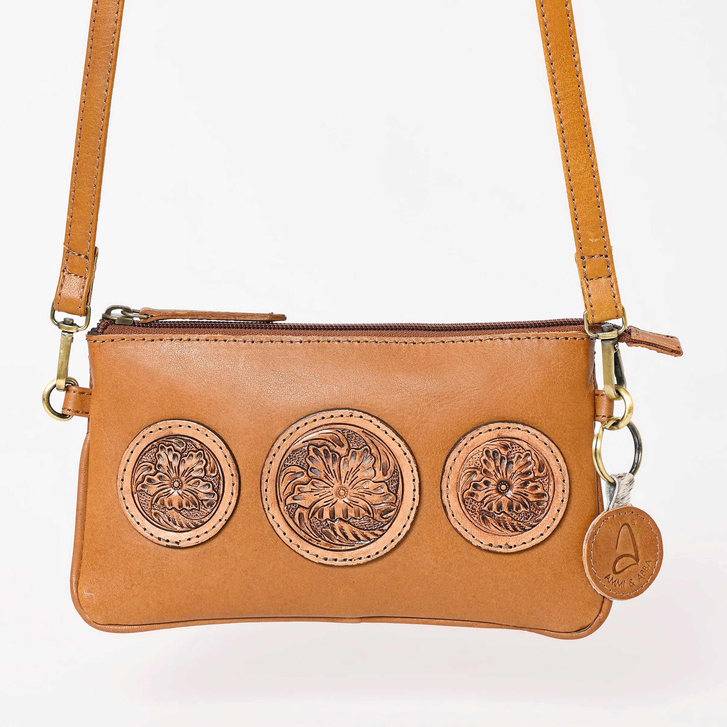 A&A-988 Montana West Genuine Oily Calf Collection Clutch/Crossbody