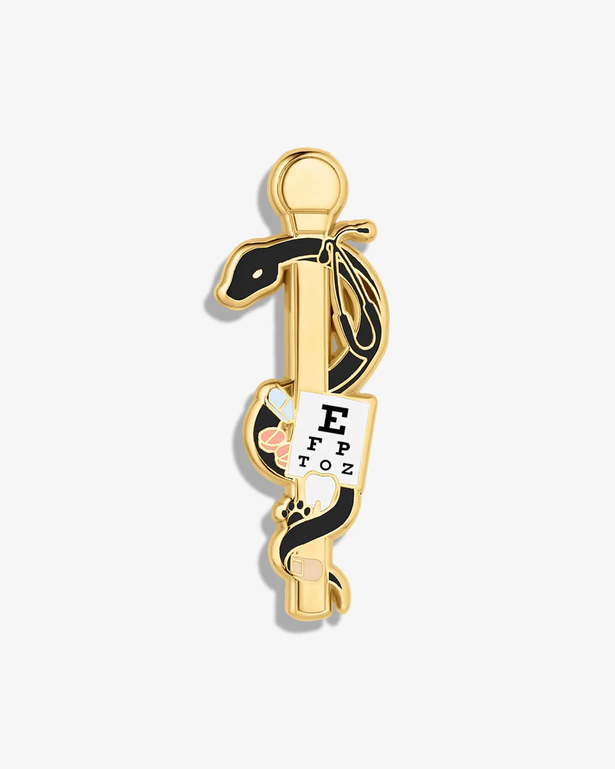 All Professions Rod of Asclepius Lapel Pin