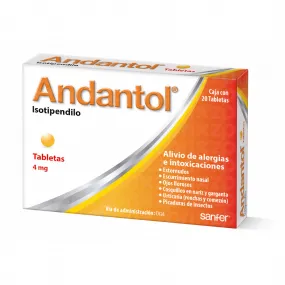 ANDANTOL 4 MG 20 TAB