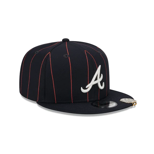 Atlanta Braves MLB Pinstripe Visor Clip  9FIFTY Snapback