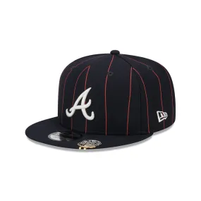 Atlanta Braves MLB Pinstripe Visor Clip  9FIFTY Snapback