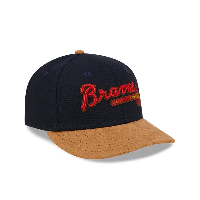 Atlanta Braves MLB Suede Visor 59FIFTY LP Cerrada