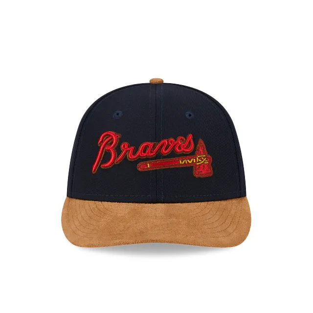 Atlanta Braves MLB Suede Visor 59FIFTY LP Cerrada