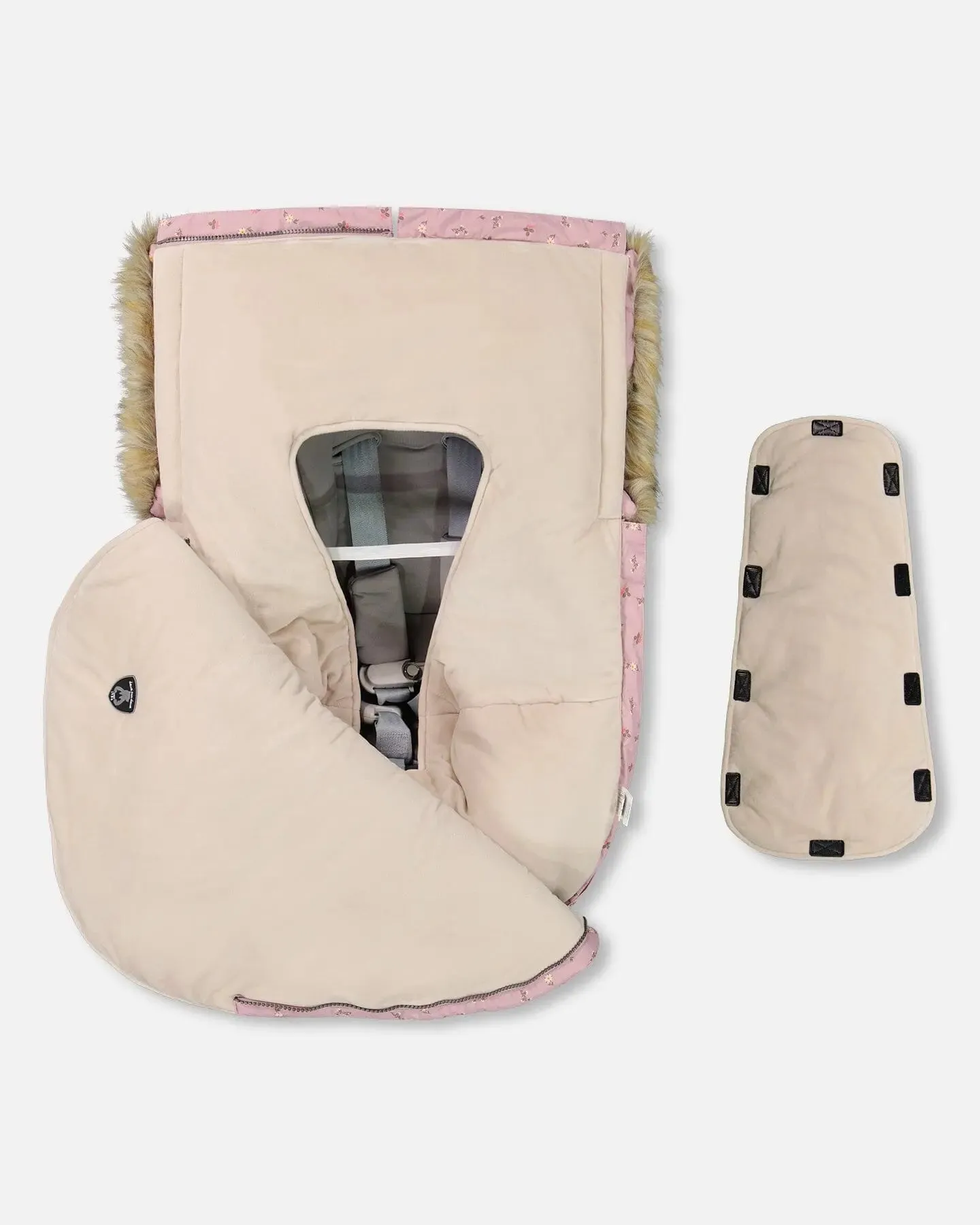 Baby Bunting Bag Pink Designed For Car Seat