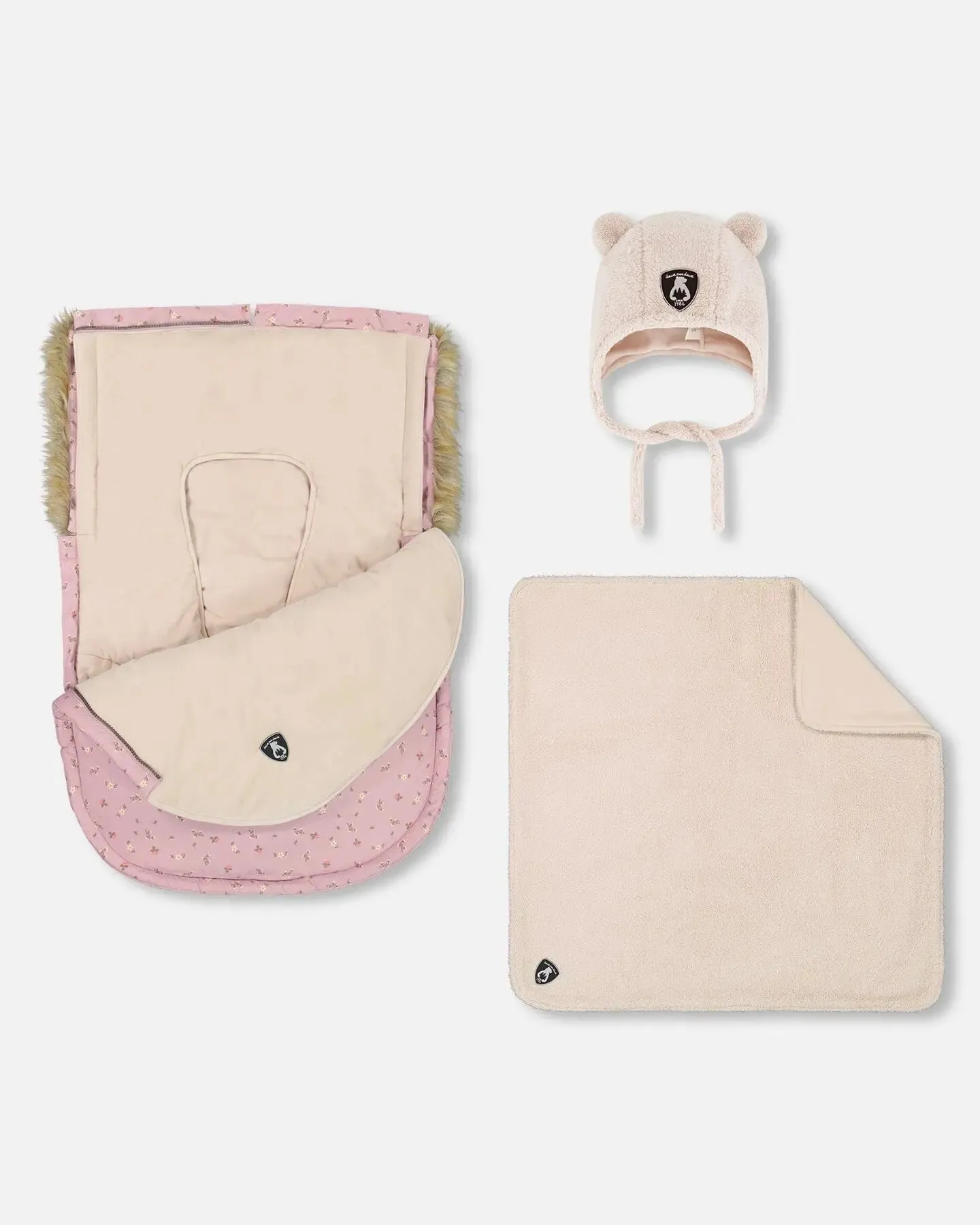 Baby Bunting Bag Pink Designed For Car Seat