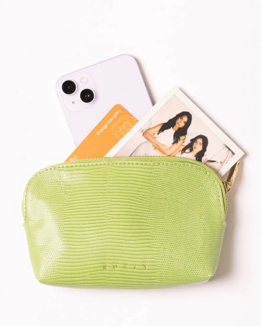 Billetera Rusty Mila Pouch* Pastel Lime