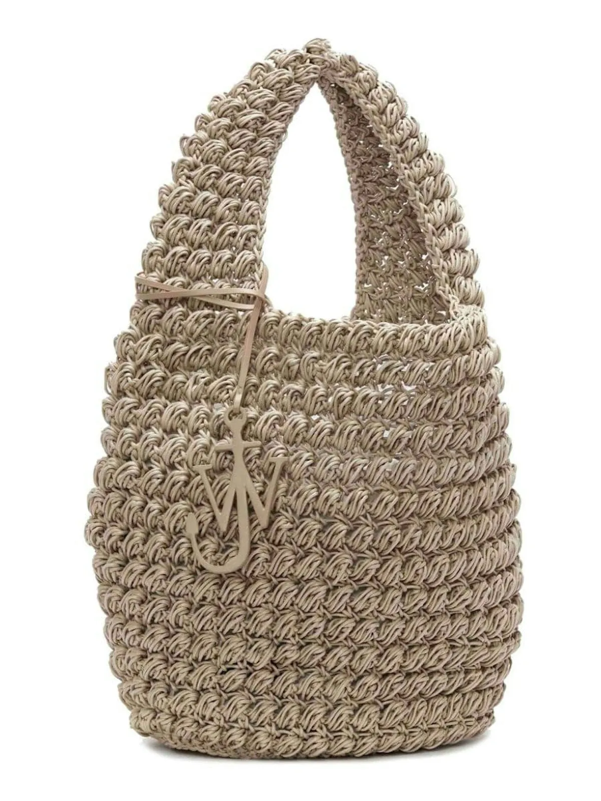 BOLSO CESTO M BEIGE NUDOS