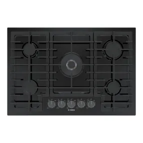 Bosch Black 30" 800 Series Gas Cooktop - NGM8049UC