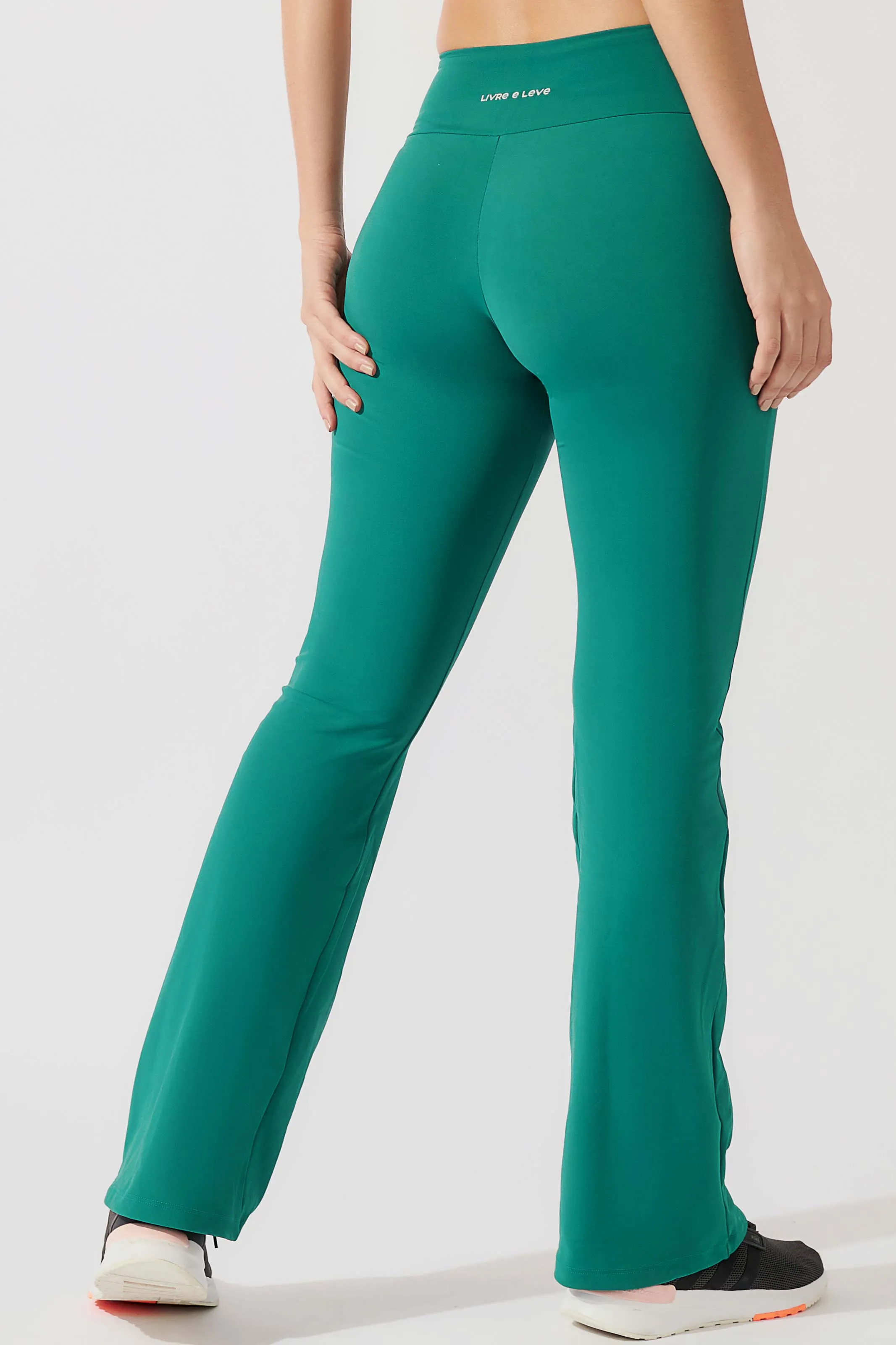 Calça Bailarina Modeladora com Bolso Verde