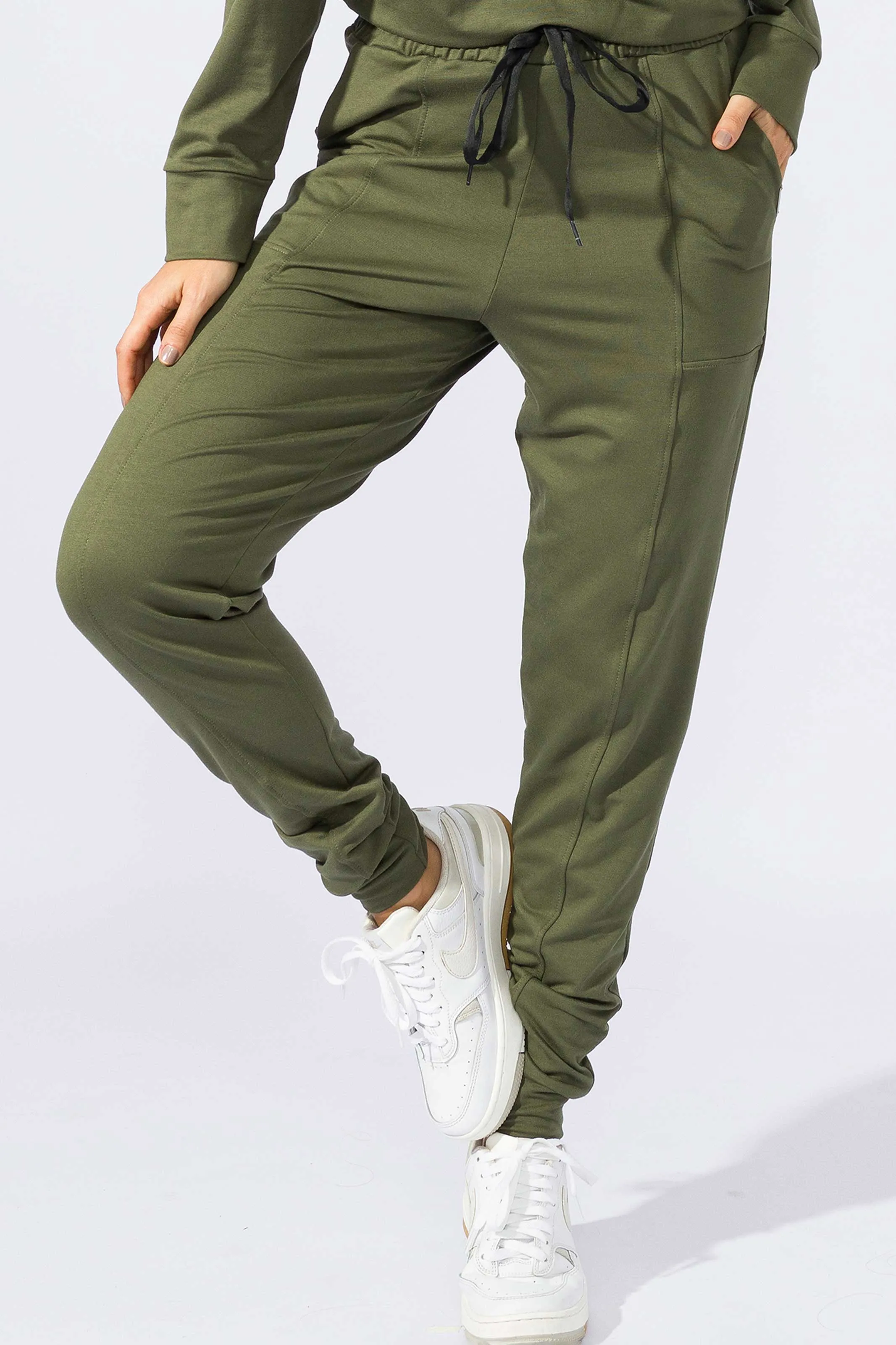 Calça Jogger com Bolso Verde