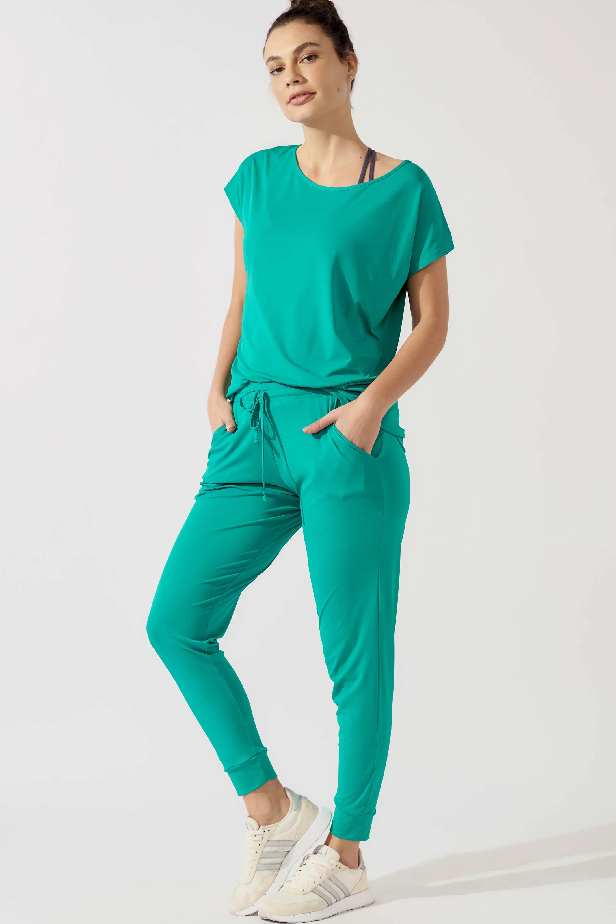 Calça Jogger com Bolso Verde