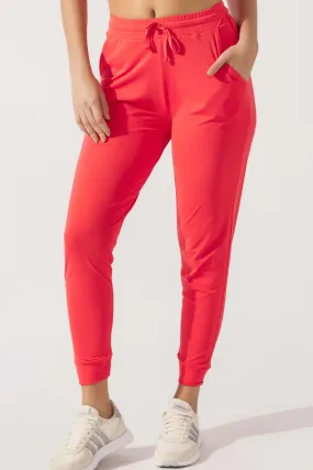 Calça Jogger com Bolso Vermelha