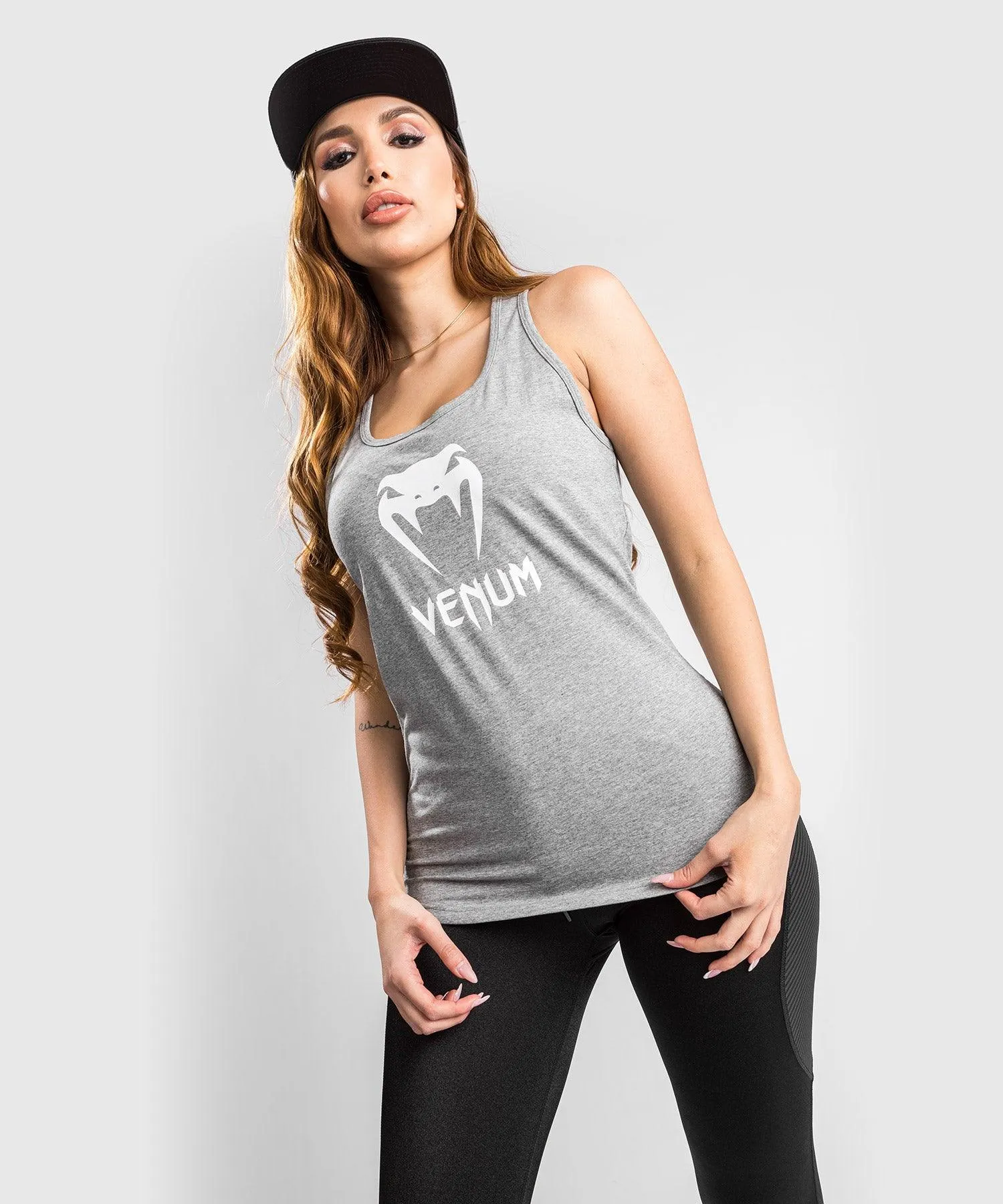 Camiseta de tirantes Venum Classic - De Mujer - Gris Jaspeado Claro