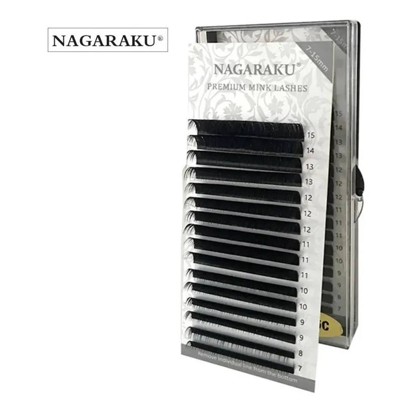 CÍLIOS NAGARAKU PREMIUM EYELASH 0.07C MIX (7 A 15MM)