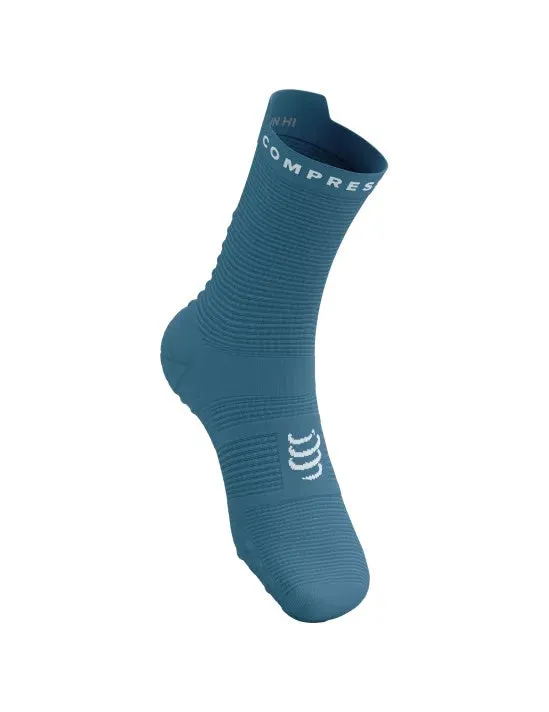 Compressport | Pro Racing Socks V4 | Run High | Niagara / White