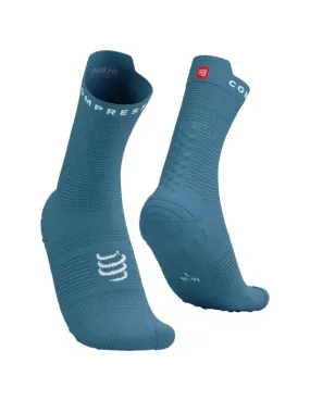 Compressport | Pro Racing Socks V4 | Run High | Niagara / White