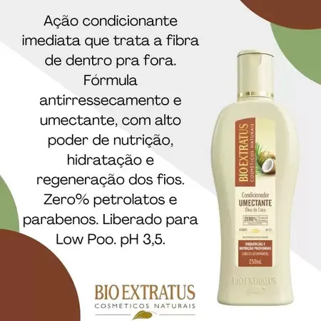 CONDICIONADOR UMECTANTE BIO EXTRATUS 250ML