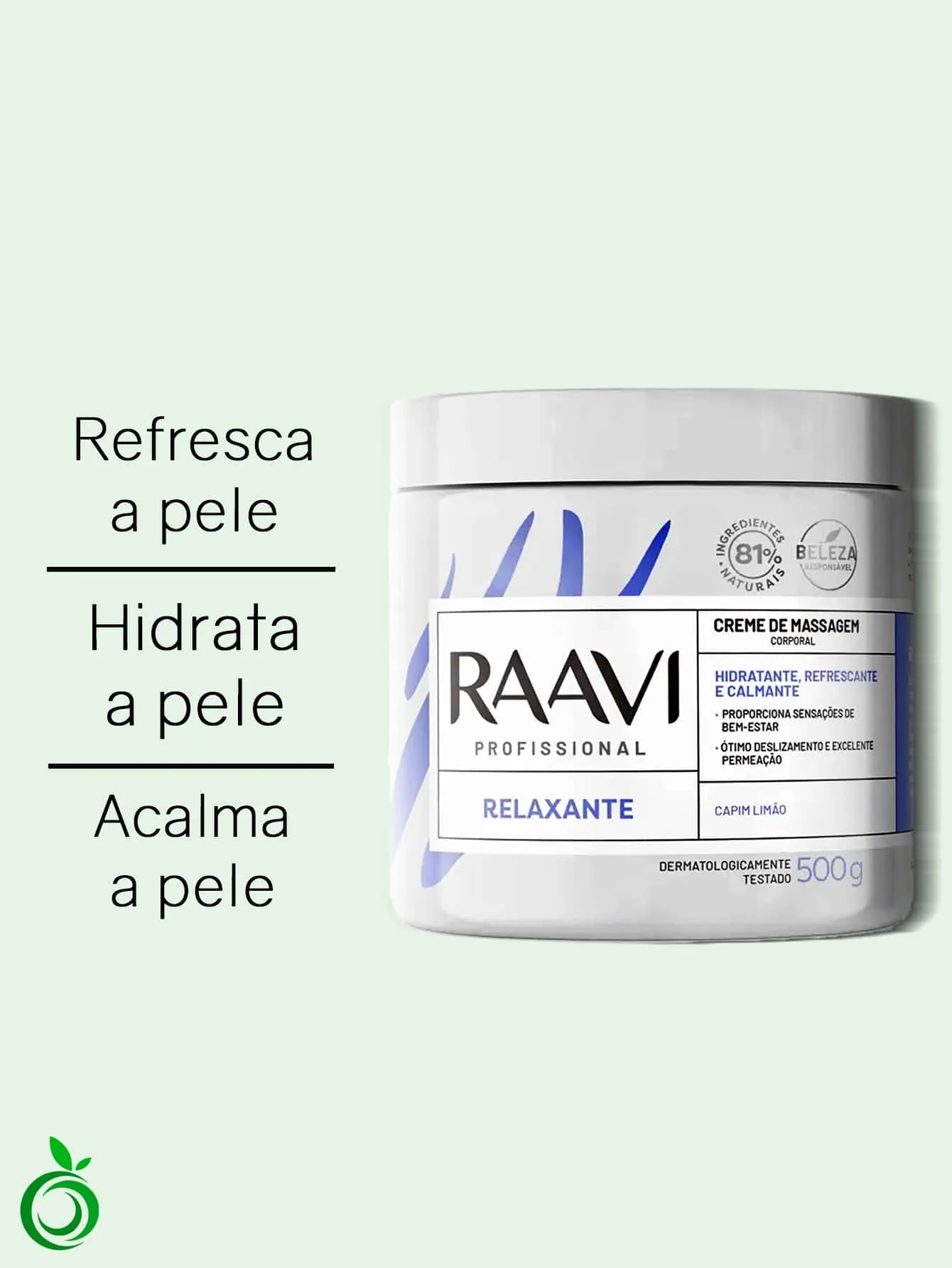 CREME RELAXANTE RAAVI 500G