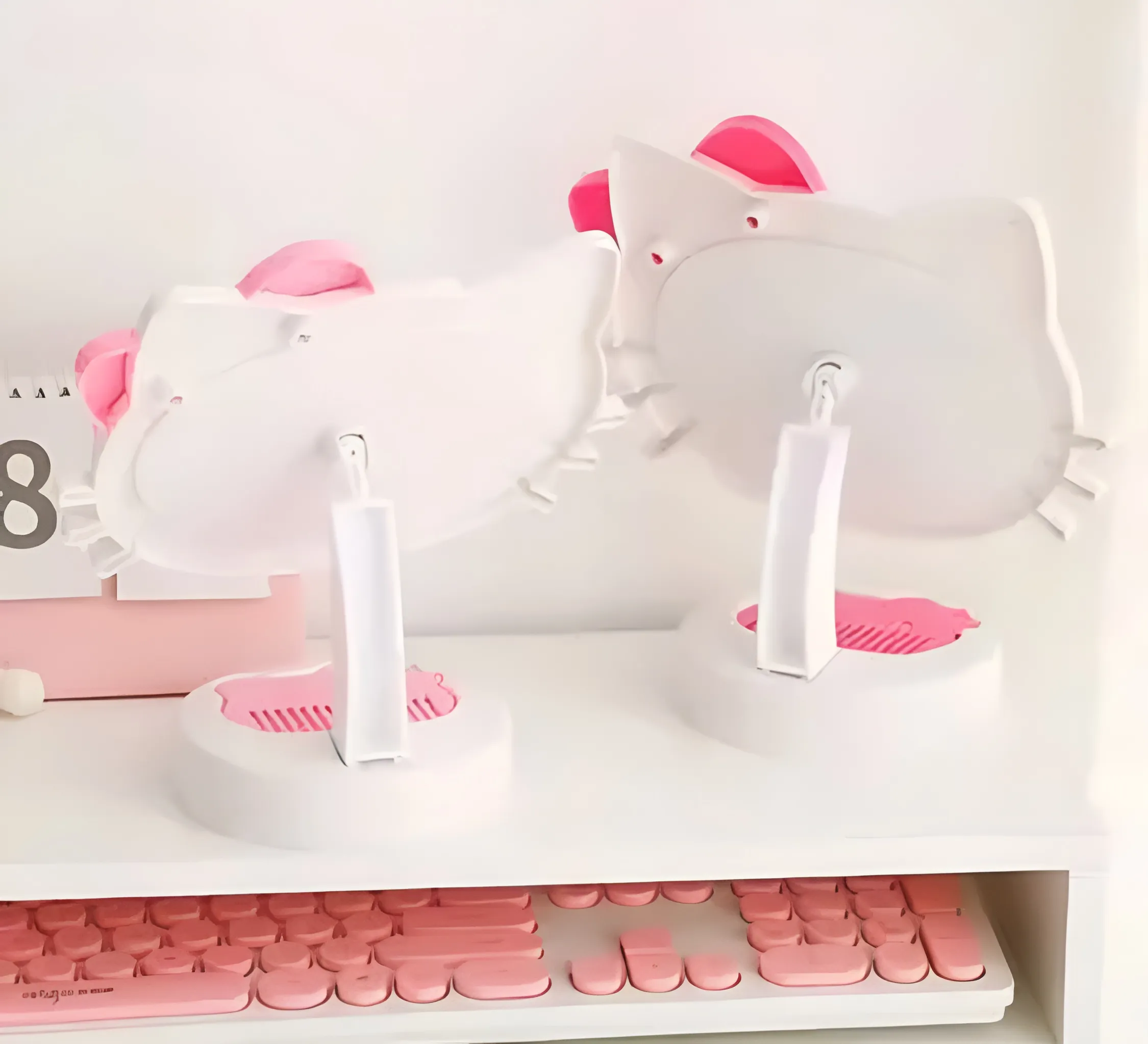 Espejo de Maquillaje Hello Kitty 360 Grados Portátil con Peine Integrado