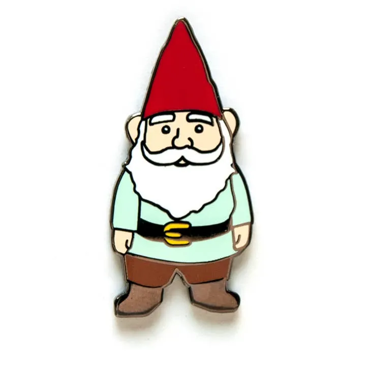 Gnome Enamel Pin (Smarty Pants Paper)