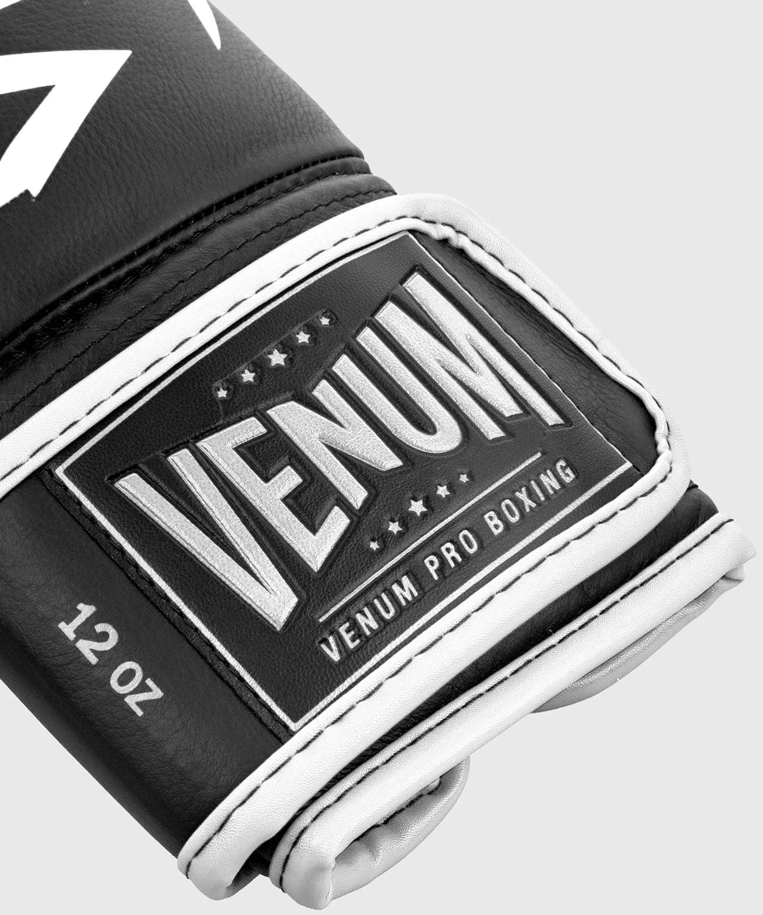 Guantes de Boxeo profesional Venum Hammer – Velcro - Negro/Blanco