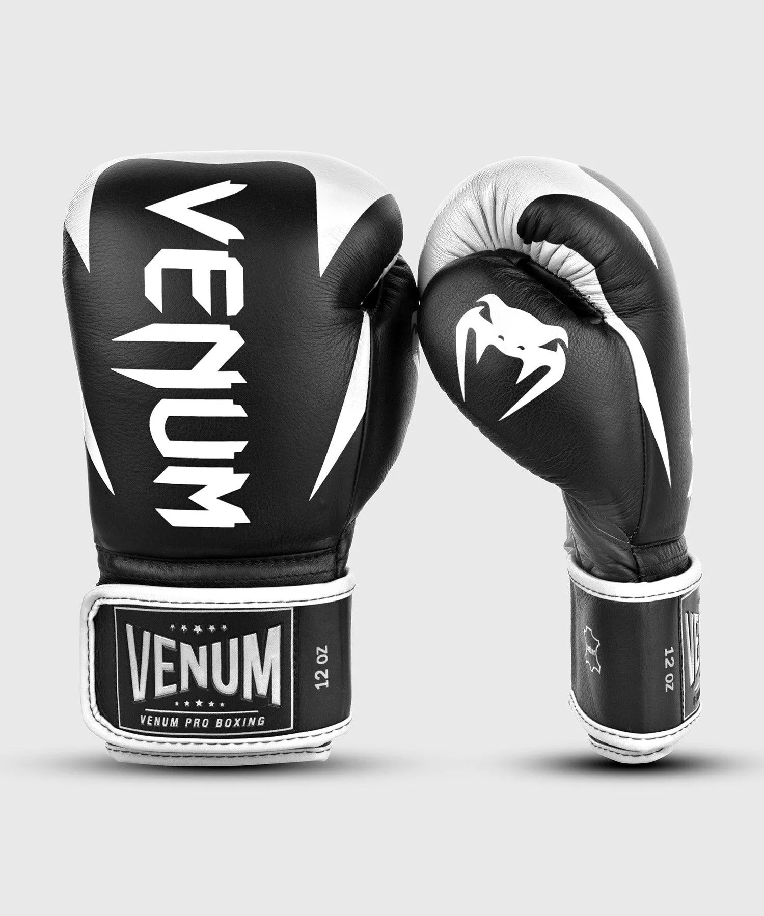 Guantes de Boxeo profesional Venum Hammer – Velcro - Negro/Blanco