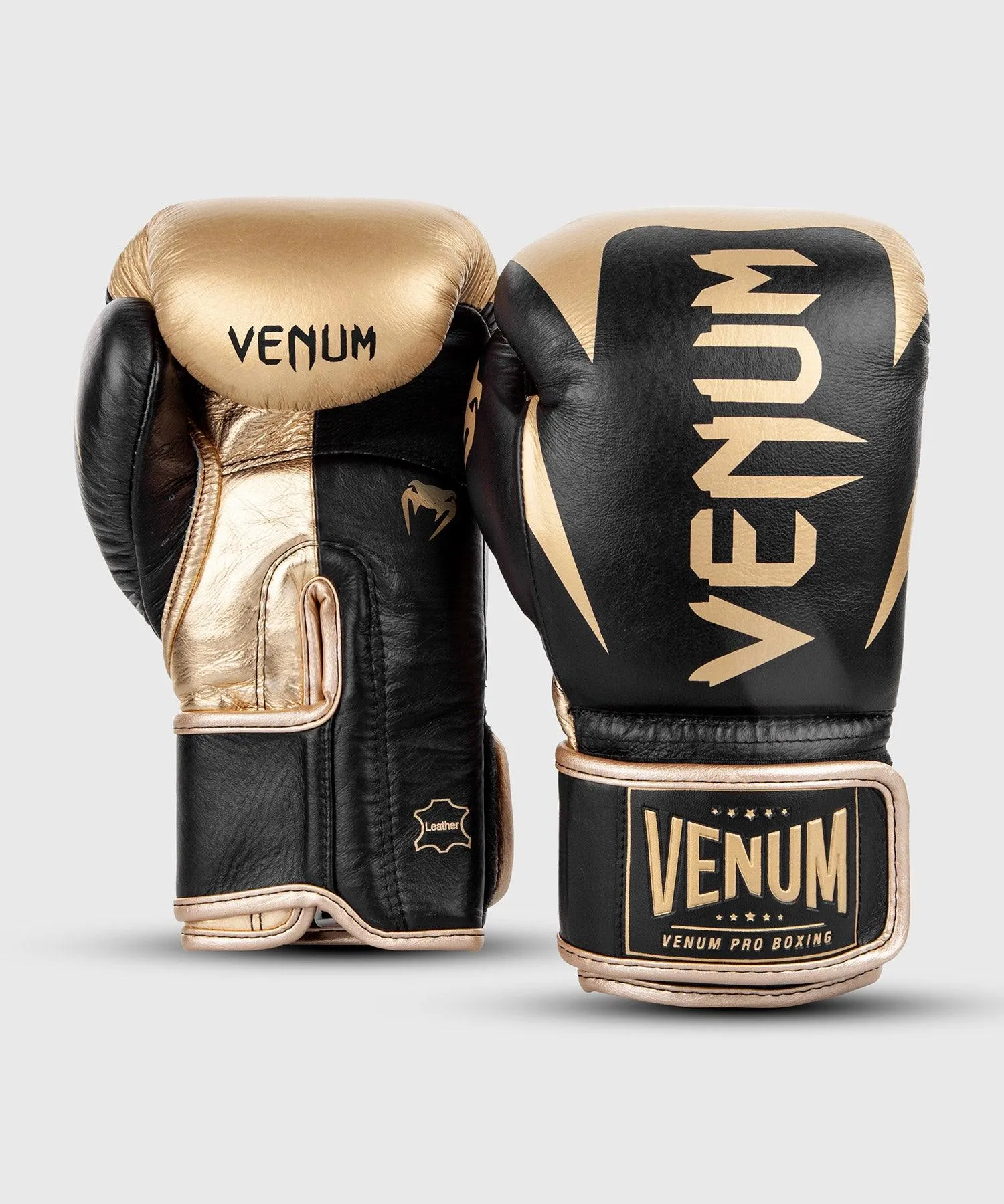 Guantes de Boxeo profesional Venum Hammer – Velcro - Negro/Oro