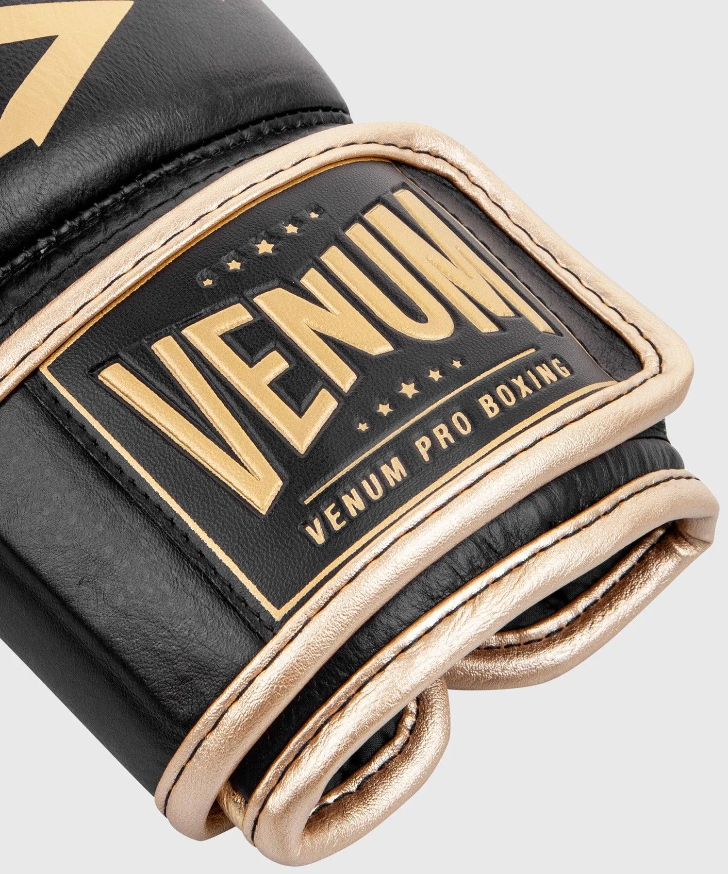 Guantes de Boxeo profesional Venum Hammer – Velcro - Negro/Oro