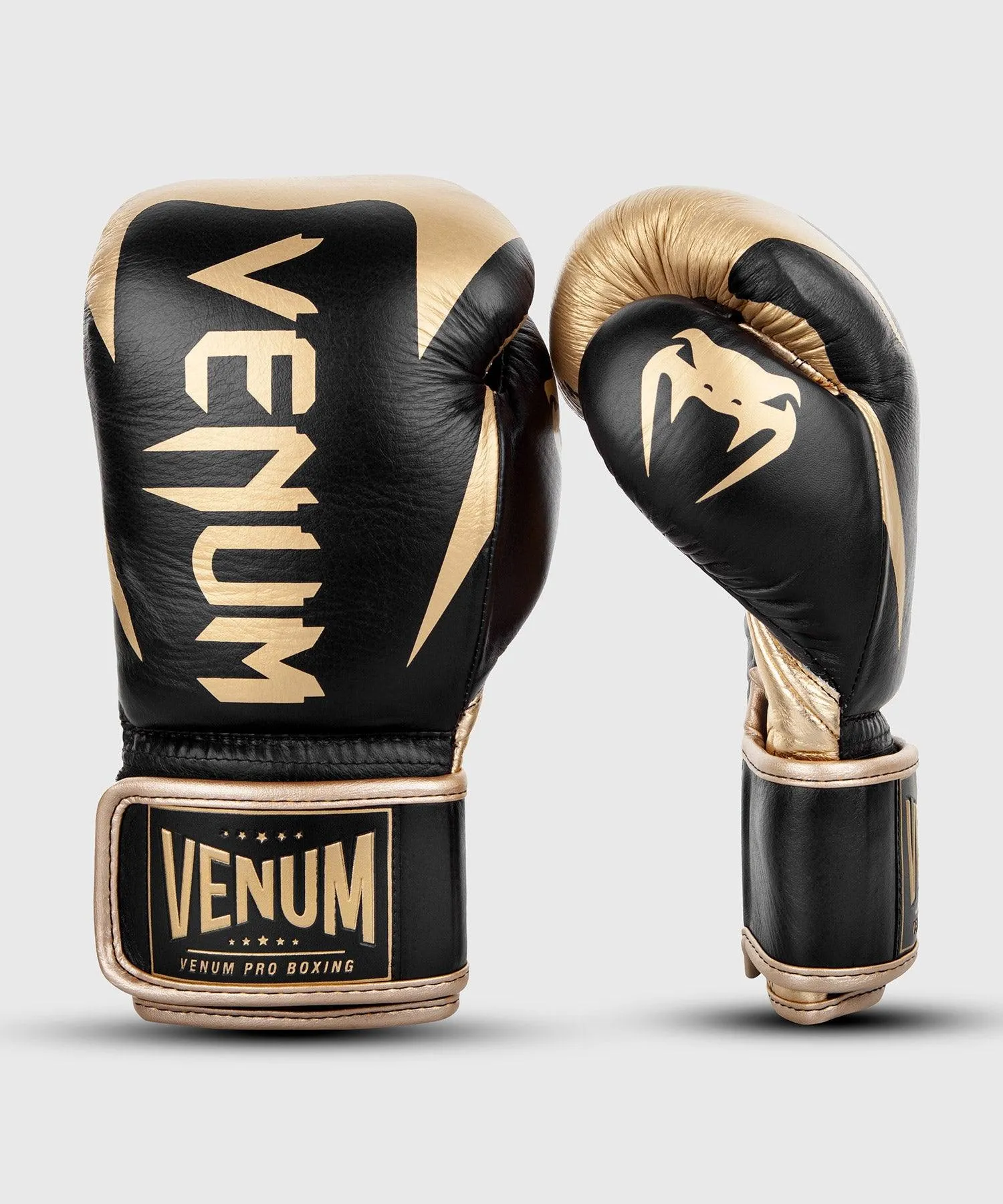 Guantes de Boxeo profesional Venum Hammer – Velcro - Negro/Oro