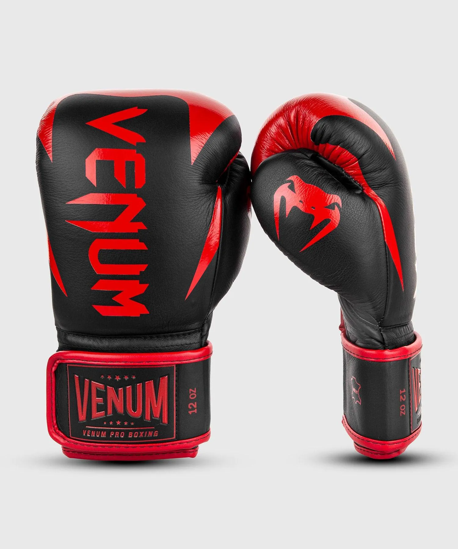 Guantes de Boxeo profesional Venum Hammer – Velcro - Negro/Rojo