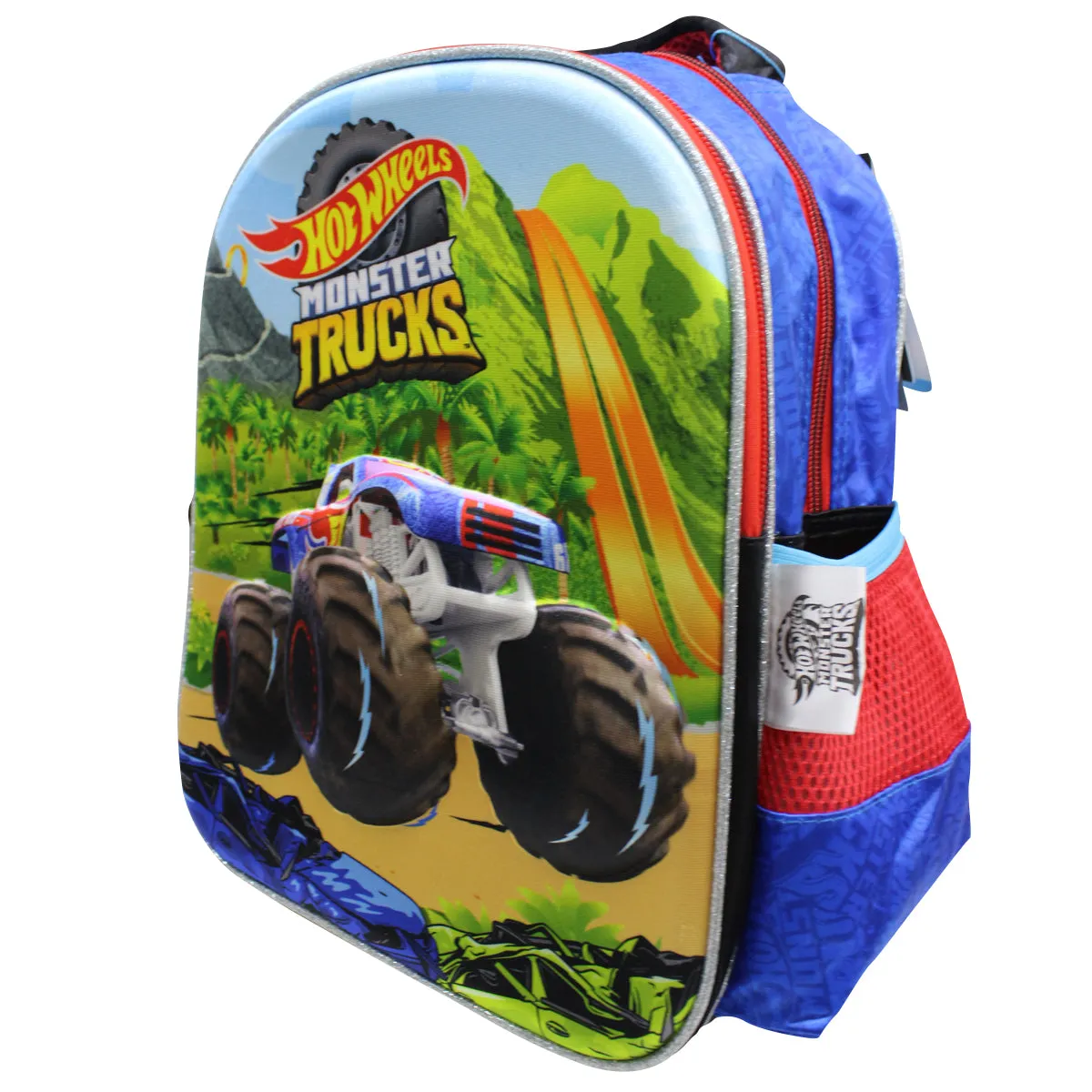 HWS011-BP150A Mochila Kinder Hot Wheels Monster Trucks