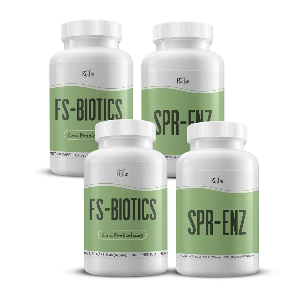 Kit FS-Biotics y SPR-ENZ (2 botes de SPR-ENZ Y 2 botes de FS-biotics)