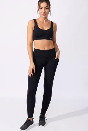 Legging Modeladora com Bolso Lateral Preto