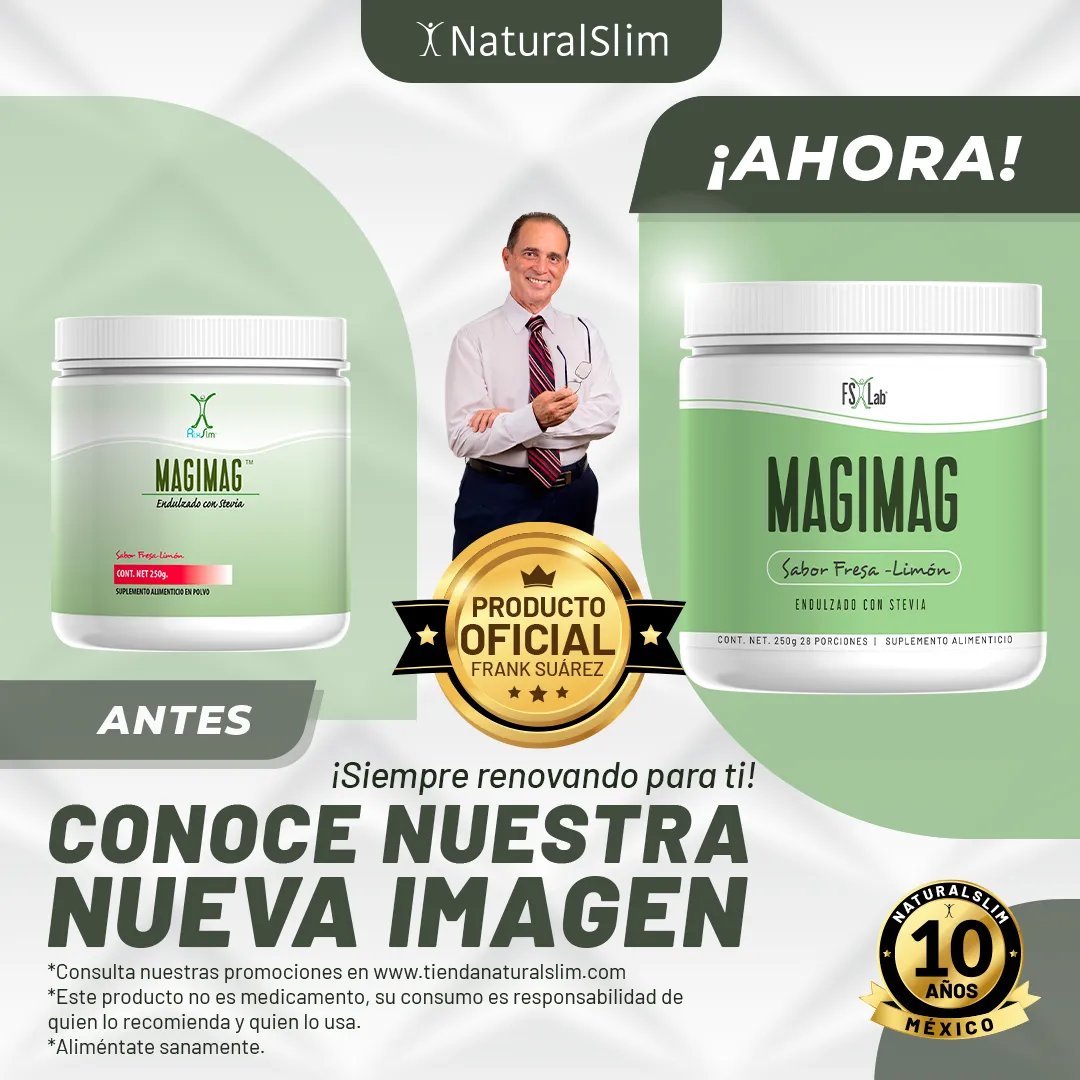 MagiMag (250g de Citrato de Magnesio en polvo para tomar con agua) fresa-limón