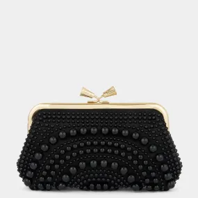 Maud Pearl Tassel Clutch