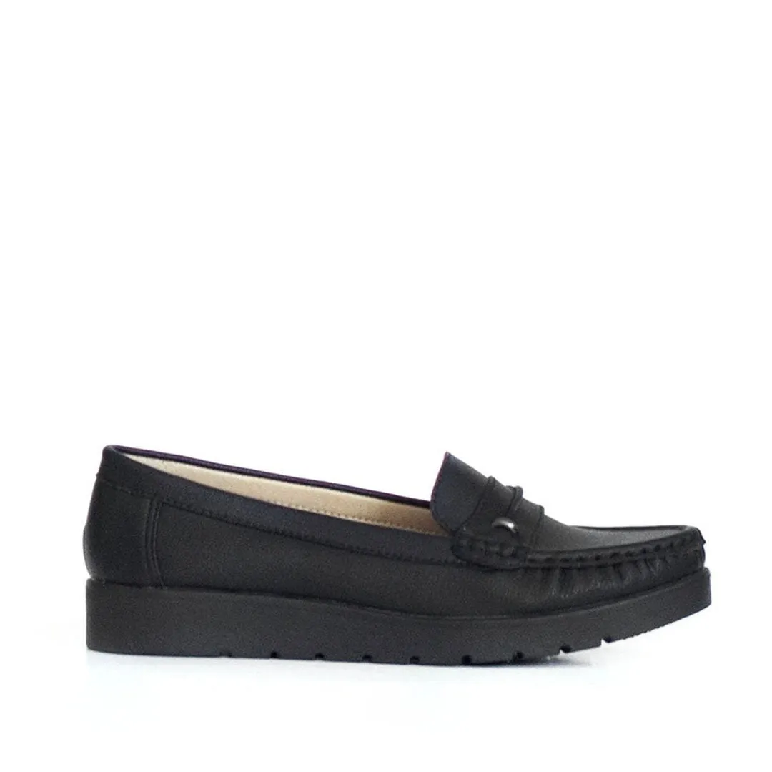 Mocasines Andrea negro para Mujer