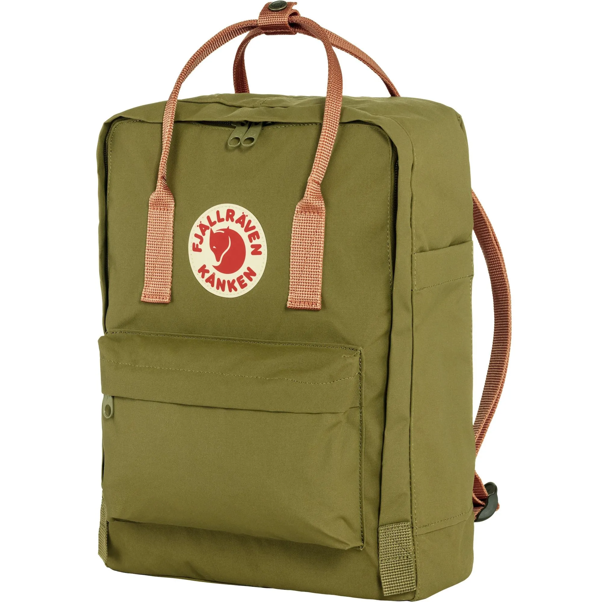 Mochila Kanken Classic Foliage Green y Peach Sand