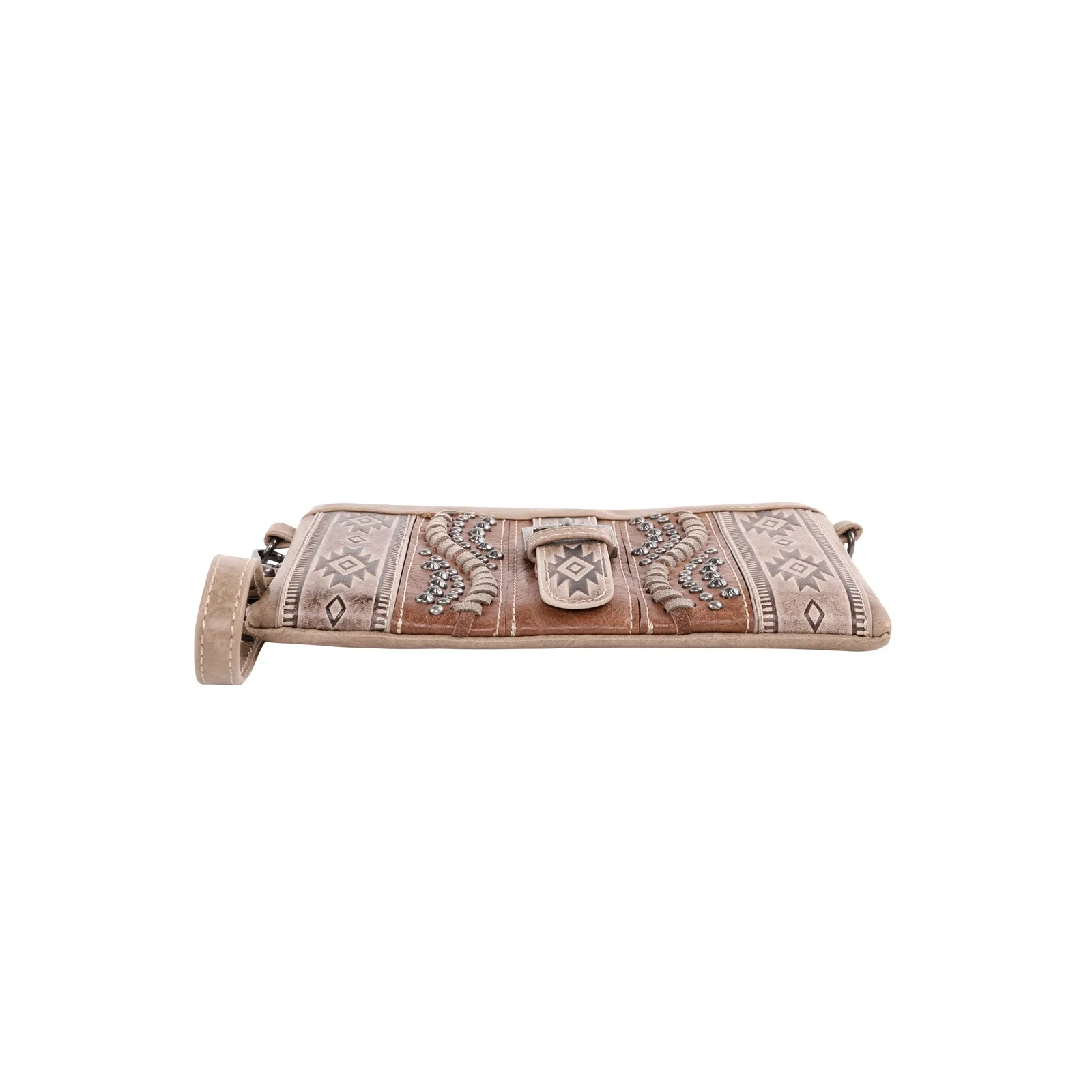 MW1134-181 Montana West Aztec Buckle Collection Clutch/Crossbody