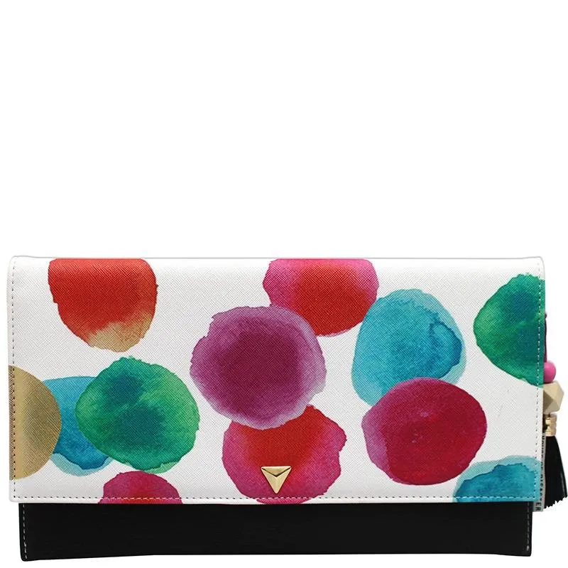 Paint Spotty Clutch Bag