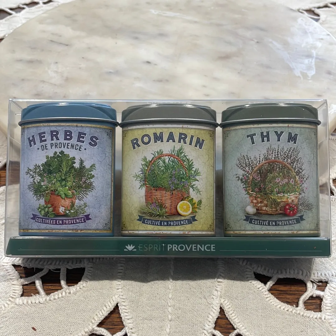 Provençal Culinary Herbs Gift Set 30g - Rosemary, Thyme and Herbs de Provence