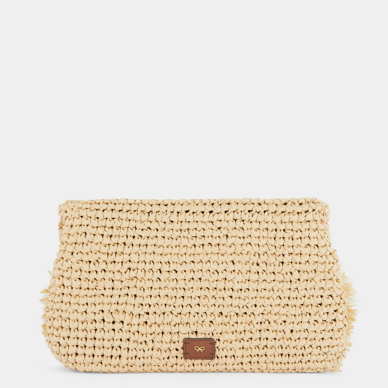 Raffia Bow Clutch