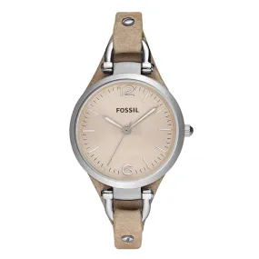 Reloj Fossil Georgia Cuarzo Cuero Mujer - ES2830