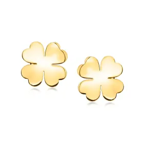 Ross-Simons 14K Four-Leaf Clover Earrings