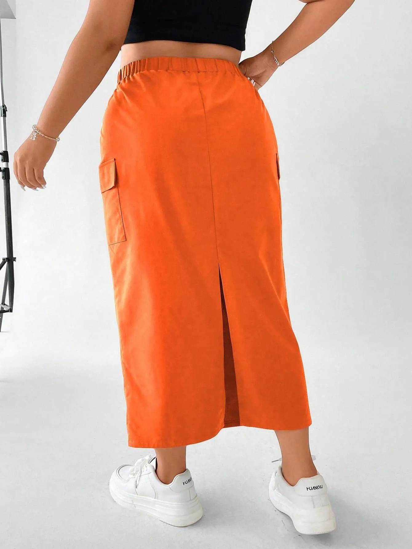 Saia Midi Jogger Plus Size