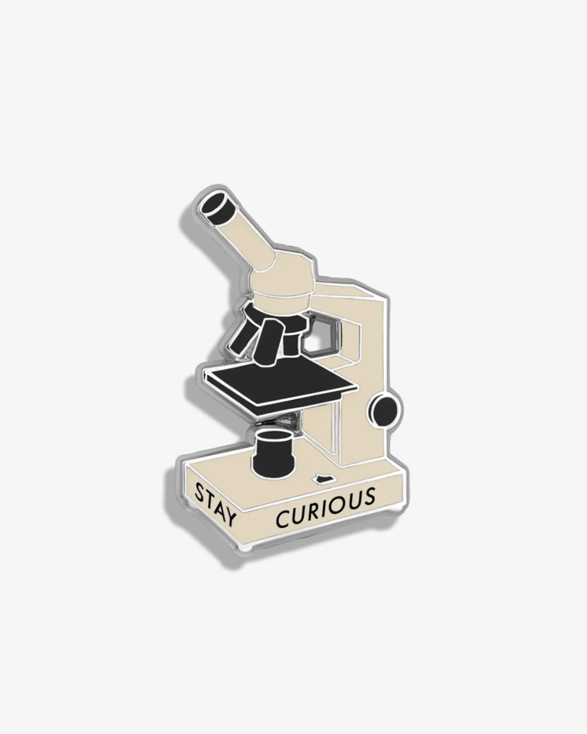 Stay Curious (Microscope) Lapel Pin