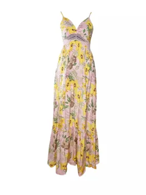 Vestido Flores  Indiana Amarillo | Sommerkleid Indiana Grlb