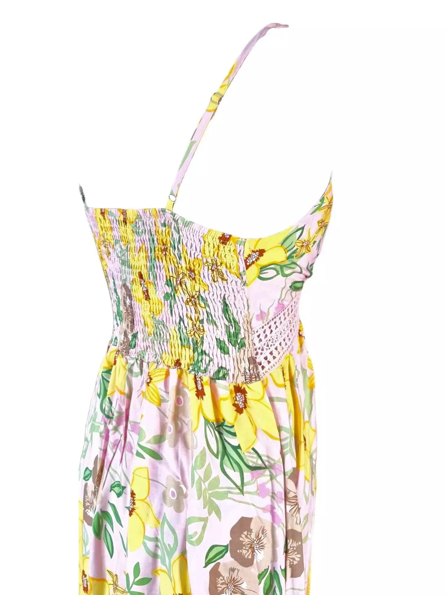 Vestido Flores  Indiana Amarillo | Sommerkleid Indiana Grlb